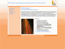 Tablet Screenshot of kbs-salzmann.de